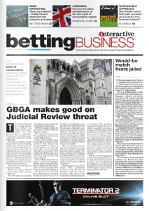 Betting Business July